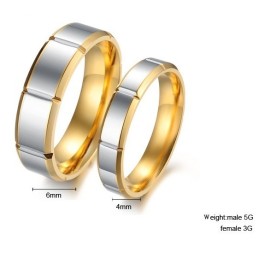 Bague En Titane Tendance Et Stable Pour Les Amoureux