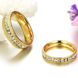 Bague En Titane Et Perle De Qualité Stable Pour Les Amoureux