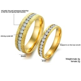 Bague En Titane Et Perle De Qualité Stable Pour Les Amoureux