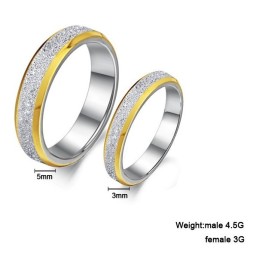 Bague En Titane De Qualité Supérieure Pour Les Amoureux