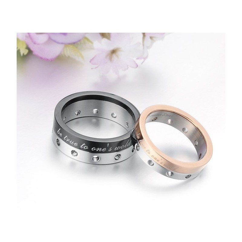 Bague En Titane De Qualité Stable Pour Les Amoureux Bague En Titane De Qualité Stable Pour Les Amoureux