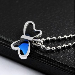 Collier Pendentif Papillon En Titane, Gracieux Et Exquis
