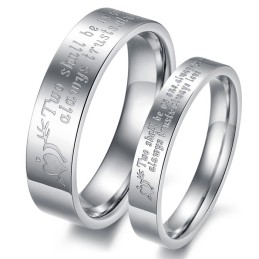Bague En Titane De Qualité Fiable Pour Les Amoureux