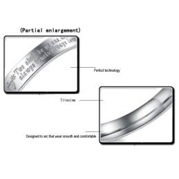 Bague En Titane De Qualité Fiable Pour Les Amoureux