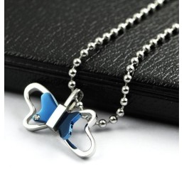 Collier Pendentif Papillon En Titane, Gracieux Et Exquis