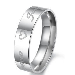 Bague En Titane Pour Amoureux, Performance Fiable Et Élégante