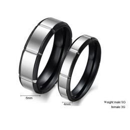 La Reine De La Bague Rétro En Titane De Qualité Pour Les Amoureux