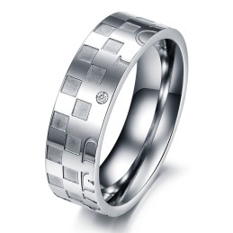 Bague Puzzle En Titane Pour Amoureux, Vendue Dans Le Monde Entier