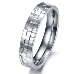 Bague Puzzle En Titane Pour Amoureux, Vendue Dans Le Monde Entier