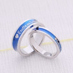 Bague De Couple Endless Love Right