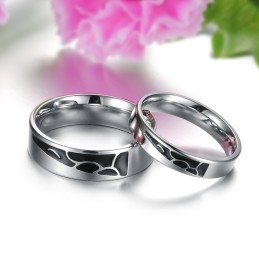 Bague En Titane De Qualité Stable Pour Les Amoureux