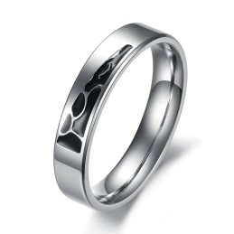 Bague En Titane De Qualité Stable Pour Les Amoureux