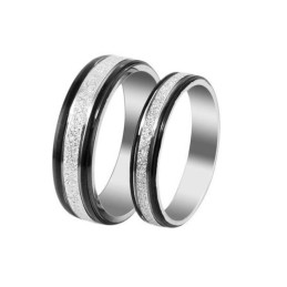 Bague En Titane De Qualité Stable Pour Les Amoureux