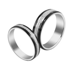 Bague En Titane De Qualité Stable Pour Les Amoureux
