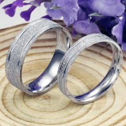 Bague En Titane Durable Et Résistante Aux Rayures Pour Les Amoureux
