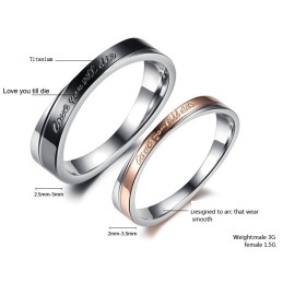 La Bague En Titane Queen Of Quality Wrap Pour Les Amoureux