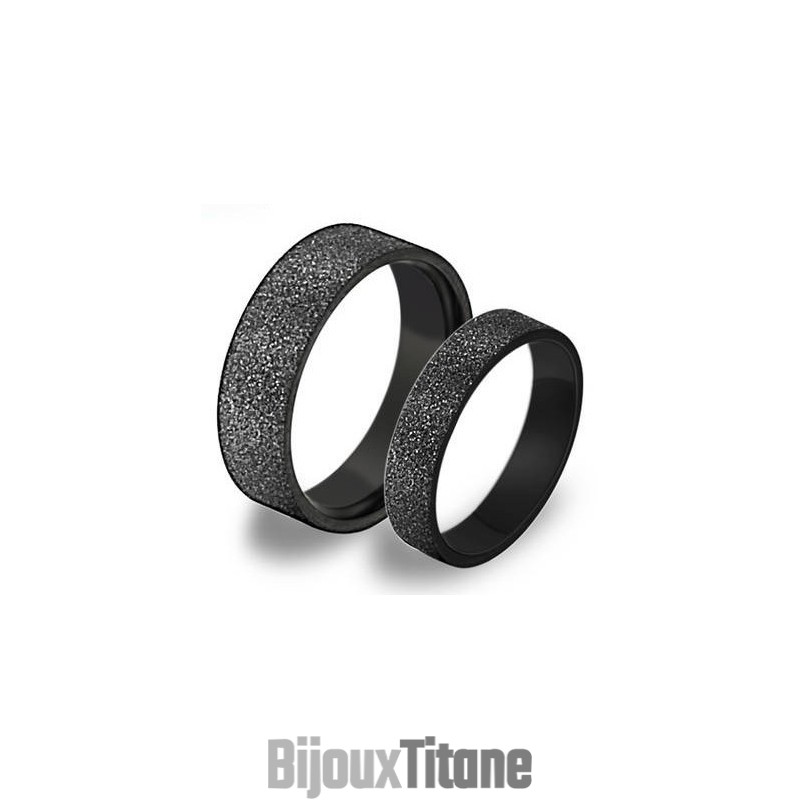 Bague En Titane Noir De Qualité Supérieure Pour Les Amoureux Bague En Titane Noir De Qualité Supérieure Pour Les Amoureux