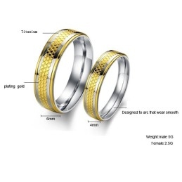 Bague En Titane Pour Amoureux, Vendue Dans Le Monde Entier