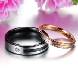 La Reine De La Bague Concise En Titane De Qualité Pour Les Amoureux