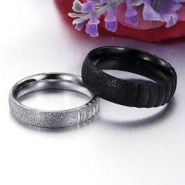 Bague En Titane Et Perle De Qualité Stable Pour Les Amoureux