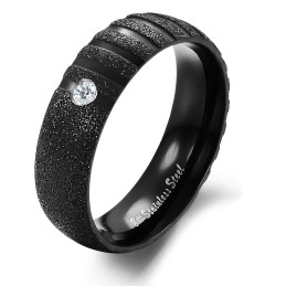 Bague En Titane Et Perle De Qualité Stable Pour Les Amoureux