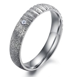 Bague En Titane Et Perle De Qualité Stable Pour Les Amoureux