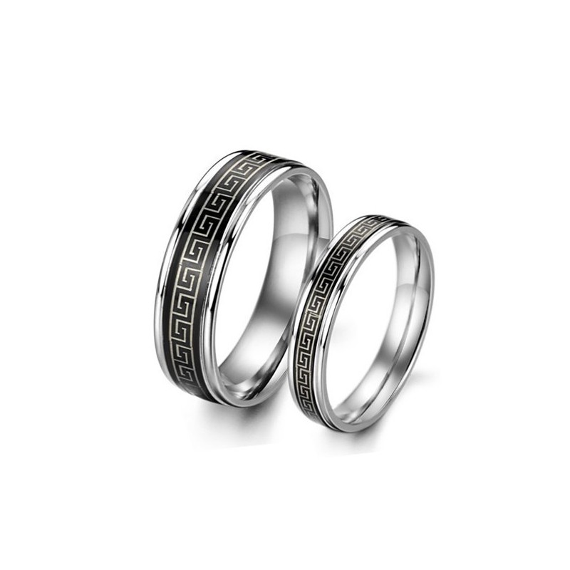 Bague En Titane Noir Facile À Utiliser Pour Les Amoureux Bague En Titane Noir Facile À Utiliser Pour Les Amoureux
