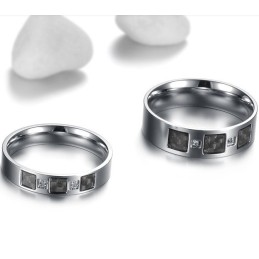 Bague En Titane De Haute Qualité Pour Les Amoureux