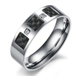 Bague En Titane De Haute Qualité Pour Les Amoureux