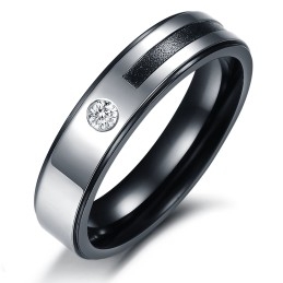 Bague En Titane Concise Et Facile À Utiliser Pour Les Amoureux