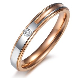Bague En Titane Concise Et Facile À Utiliser Pour Les Amoureux