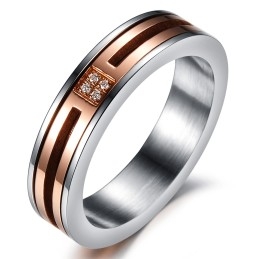 Bague En Titane En Forme De Roue, Complète Et Conforme Aux Spécifications, Pour Les Amoureux