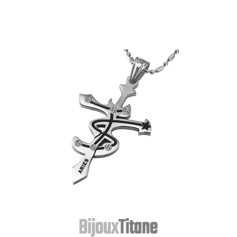 Collier Bélier En Titane De Haute Qualité Collier Bélier En Titane De Haute Qualité