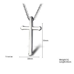 Collier En Titane Avec Croix Vendu Dans Le Monde Entier