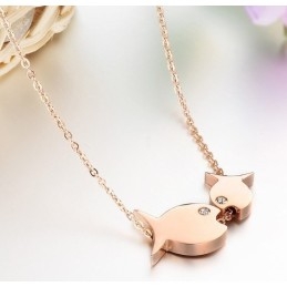 Collier En Titane En Forme De Poisson, Vendu Dans Le Monde Entier