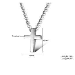 Collier En Titane Avec Croix Pour Femme, Qualité Et Quantité Garanties
