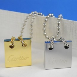 Pendentif Et Collier En Titane Pour Couple (Une Paire)