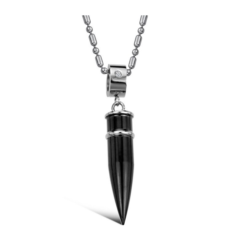 Collier En Titane Noir De Qualité Supérieure Collier En Titane Noir De Qualité Supérieure