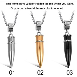 Collier En Titane Noir De Qualité Supérieure