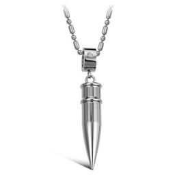 Collier En Titane Noir De Qualité Supérieure