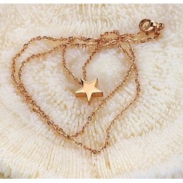 Collier Étoile En Titane D'Excellente Qualité