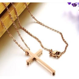 Collier Croix En Titane Pour Femme De Qualité Stable