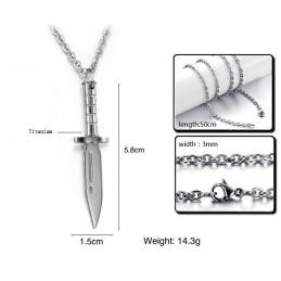 Bien Connu Pour Son Collier En Titane De Haute Qualité