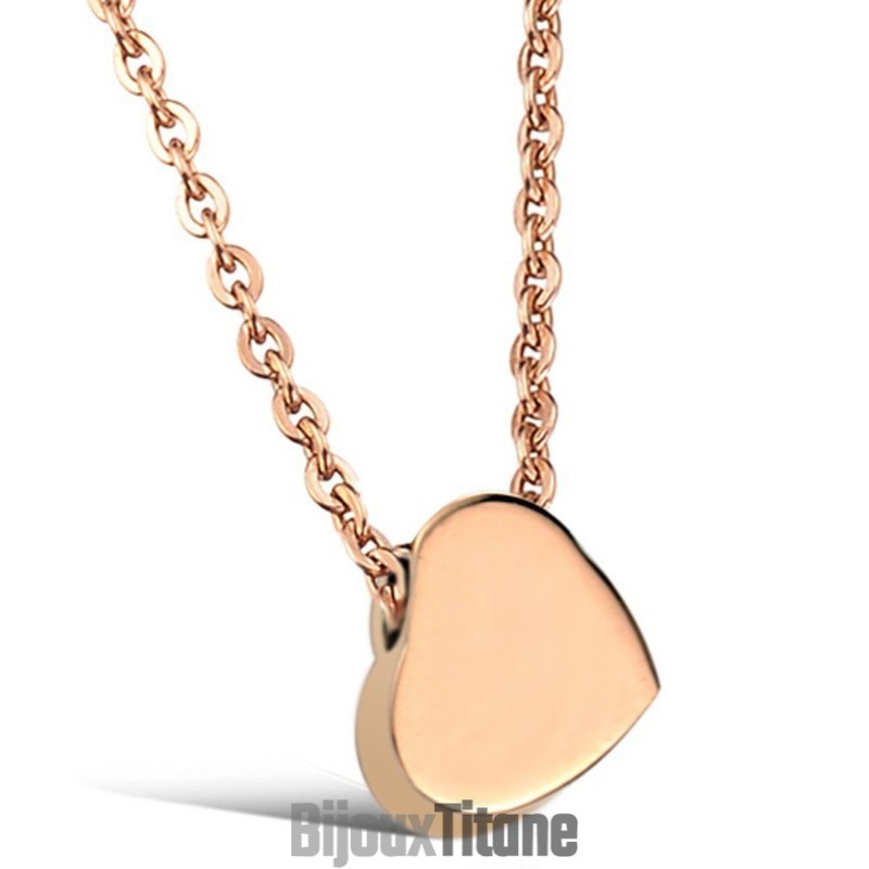 Collier En Titane Sweetheart De Renommée Mondiale