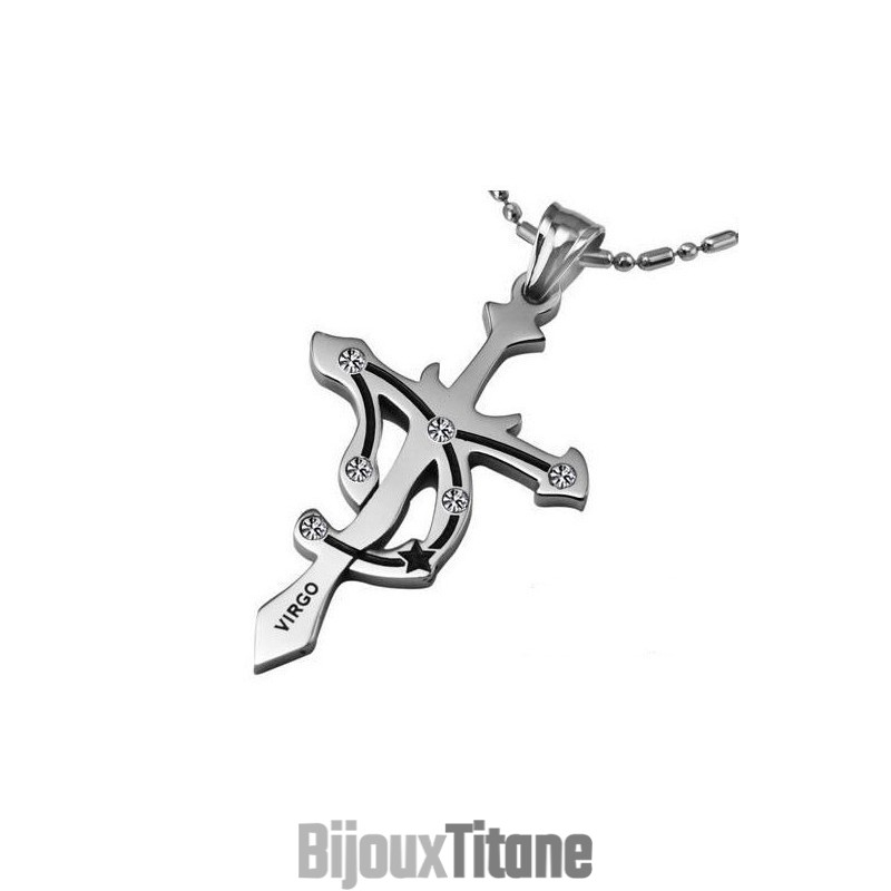 Collier En Titane Vierge De Qualité Supérieure