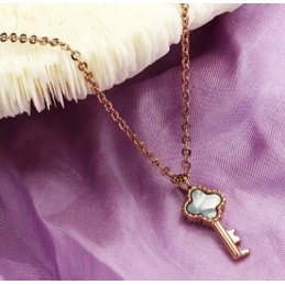Collier Clé En Titane Pour Femme, Complet Avec Spécifications