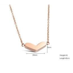 Collier En Titane Sweetheart De Qualité Fiable