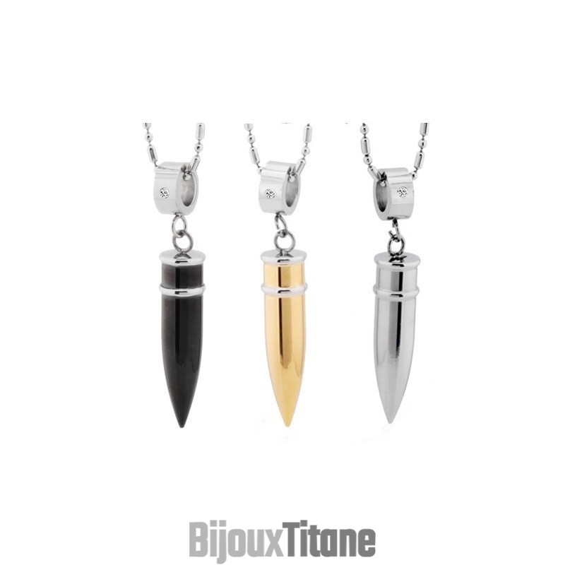 Collier En Titane À Performance Fiable Avec Diamant Collier En Titane À Performance Fiable Avec Diamant