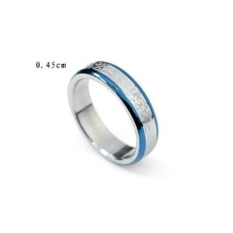 Pendentif Bague Coréenne Classique Et Collier En Titane