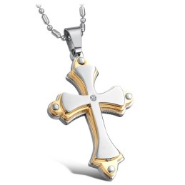 Collier Croix En Titane De Qualité Stable